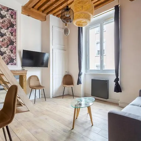 Studio Grande Rue De Vaise -duplex -quai De Saone شقة *