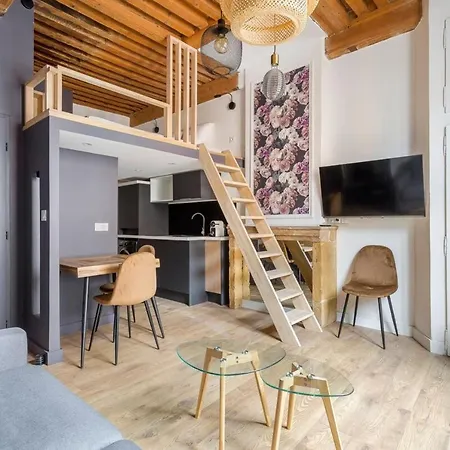 شقة Studio Grande Rue De Vaise -duplex -quai De Saone *